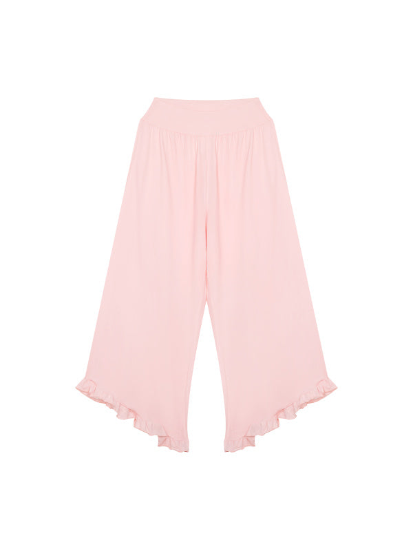 At Ease Ruffled Lounge Pants