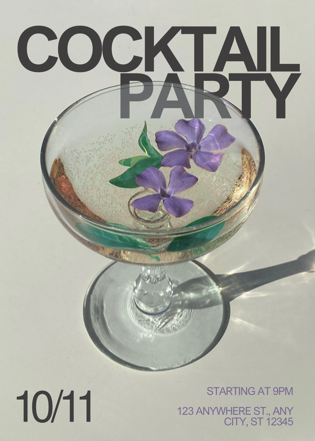 Cocktail Hour | Cocktail Party Invitation