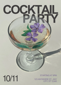 Cocktail Hour | Cocktail Party Invitation