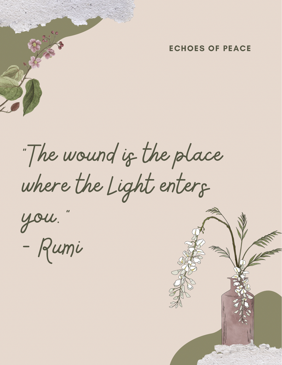 Echoes of Peace Poster