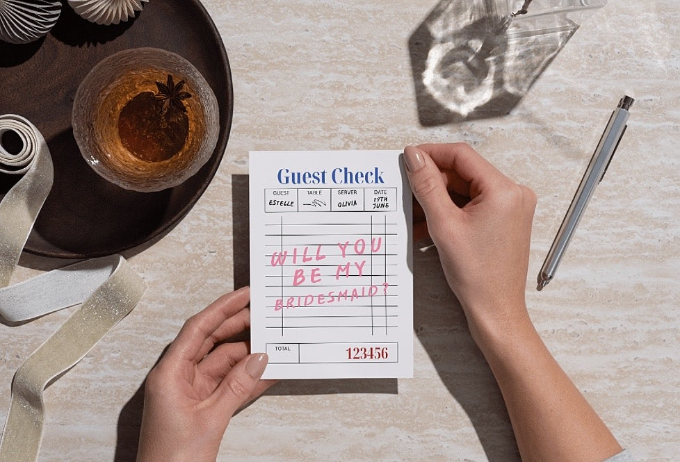 Will You Be My Bridesmaid? A Bridesmaid Correspondence