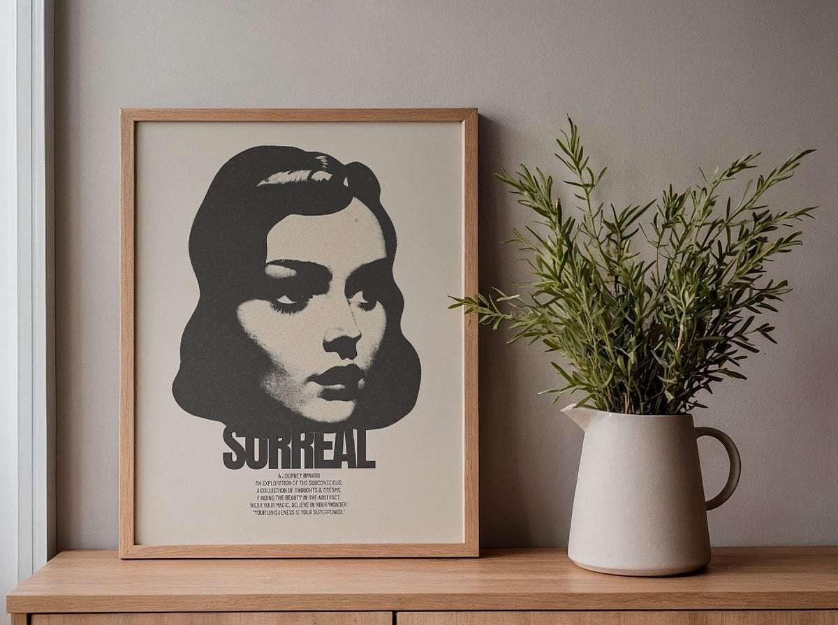 SURREAL | A Journey Inward Vintage Art Poster