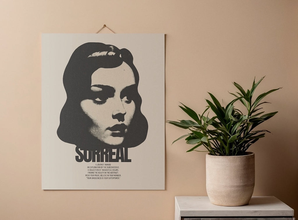 SURREAL | A Journey Inward Vintage Art Poster