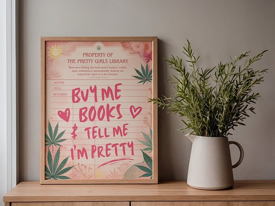 Property of the Pretty Girls Library Poster