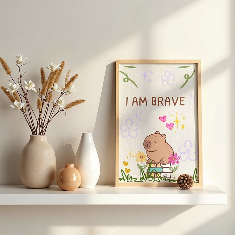 A Little Reminder to Be Brave Poster